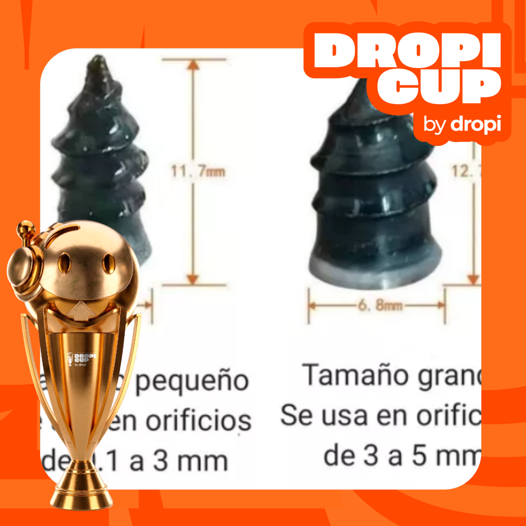 KITx20 tornillo despincha Dropi Cup